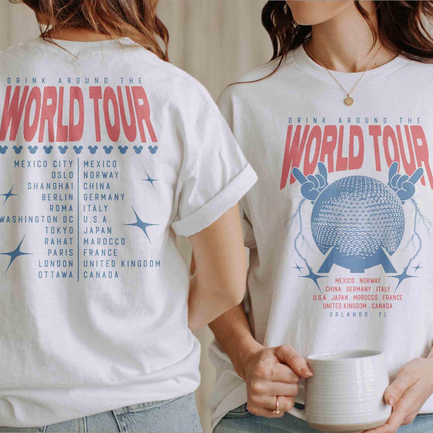 Epcot World Tour Shirt, Drink Around The World Shirt, Group Trip Shirt, Epcot World Shirt, Epcot Drink Around the World Tee'1872187107