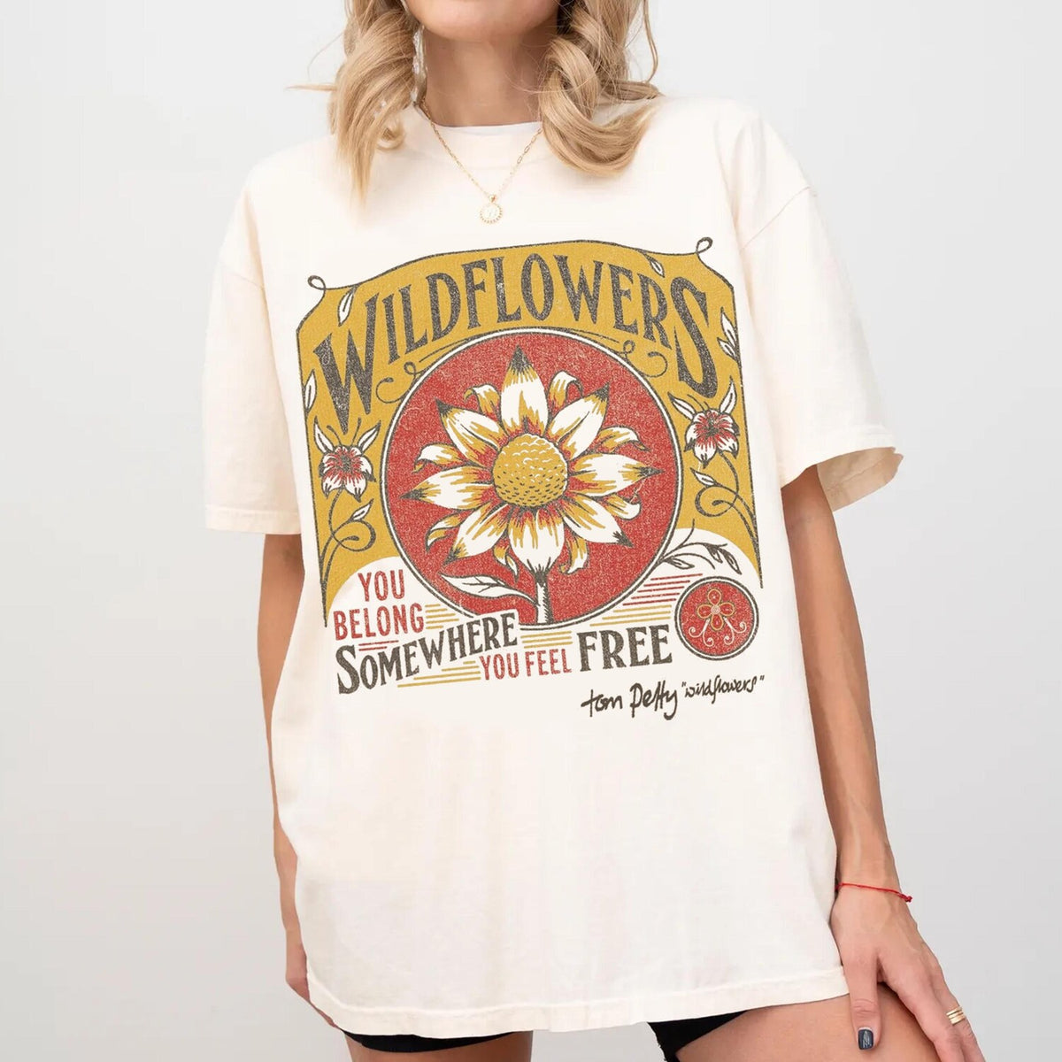Comfort Colors Tom Petty Wildflowers T-Shirt