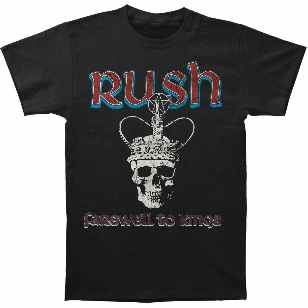Rush Farewell To Kings Skull Crown T-Shirt'760737336