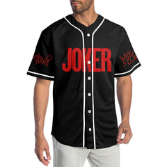 Joker HaHaHa Why So Serious Baseball Jersey Shirt, Horror Movie Character Mens Shirt, Unisex 3D Shirt, Halloween Gifts