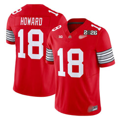 O.S Buckeyes #18 Will Howard ‘Heritage Stripe’ 2026 Fan Jersey