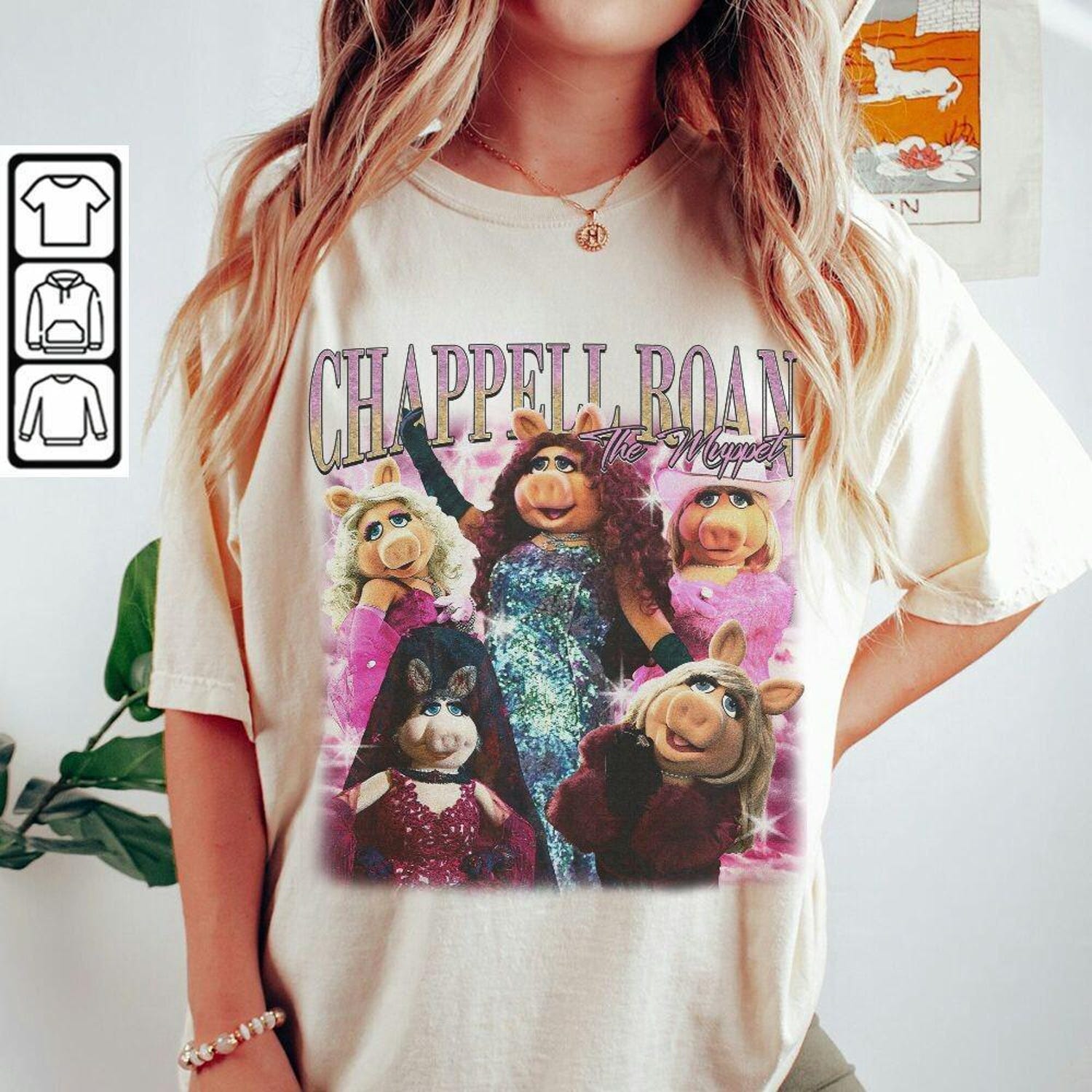 Chappell Roan X The Muppet Shirt, Vintage Miss Piggy Chappell Roan Bootleg 90s Music Gift Unisex Shirt, Hoodie, Sweatshirt