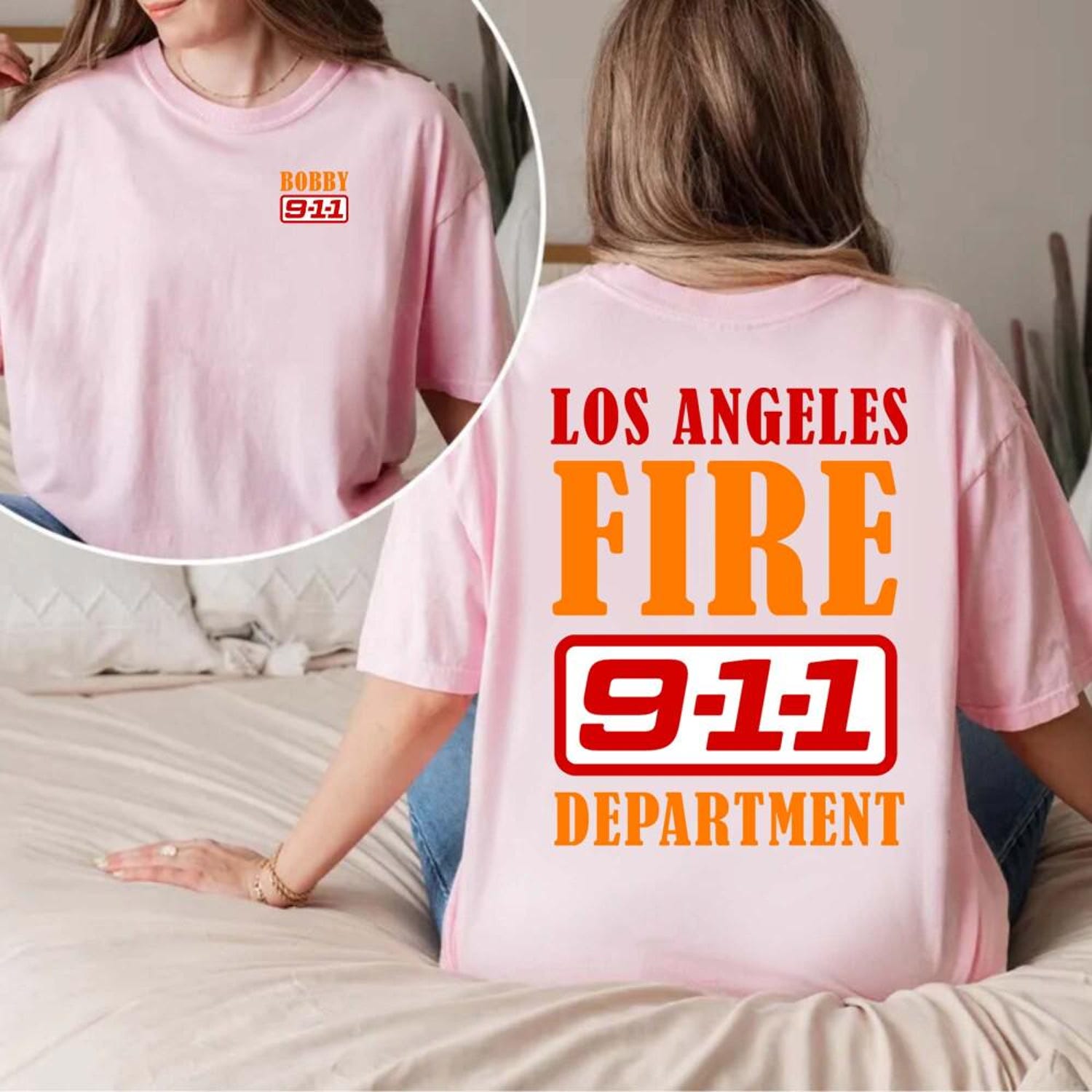 Los Angeles Fire 9-1-1 Department Bobby Nash 2 Sides Print Shirt, Bobby Nash 911 TV Show Movie Shirt, TV Show Gift For 911 Fans 25425LN87