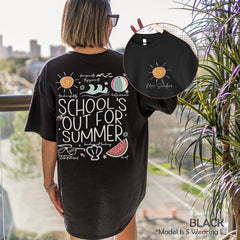 Last Day of School Shirt, Schools Out For Summer, Custom End of School Year Shirt For Teacher Appreciation, Teacher Summer Vacation Shirt