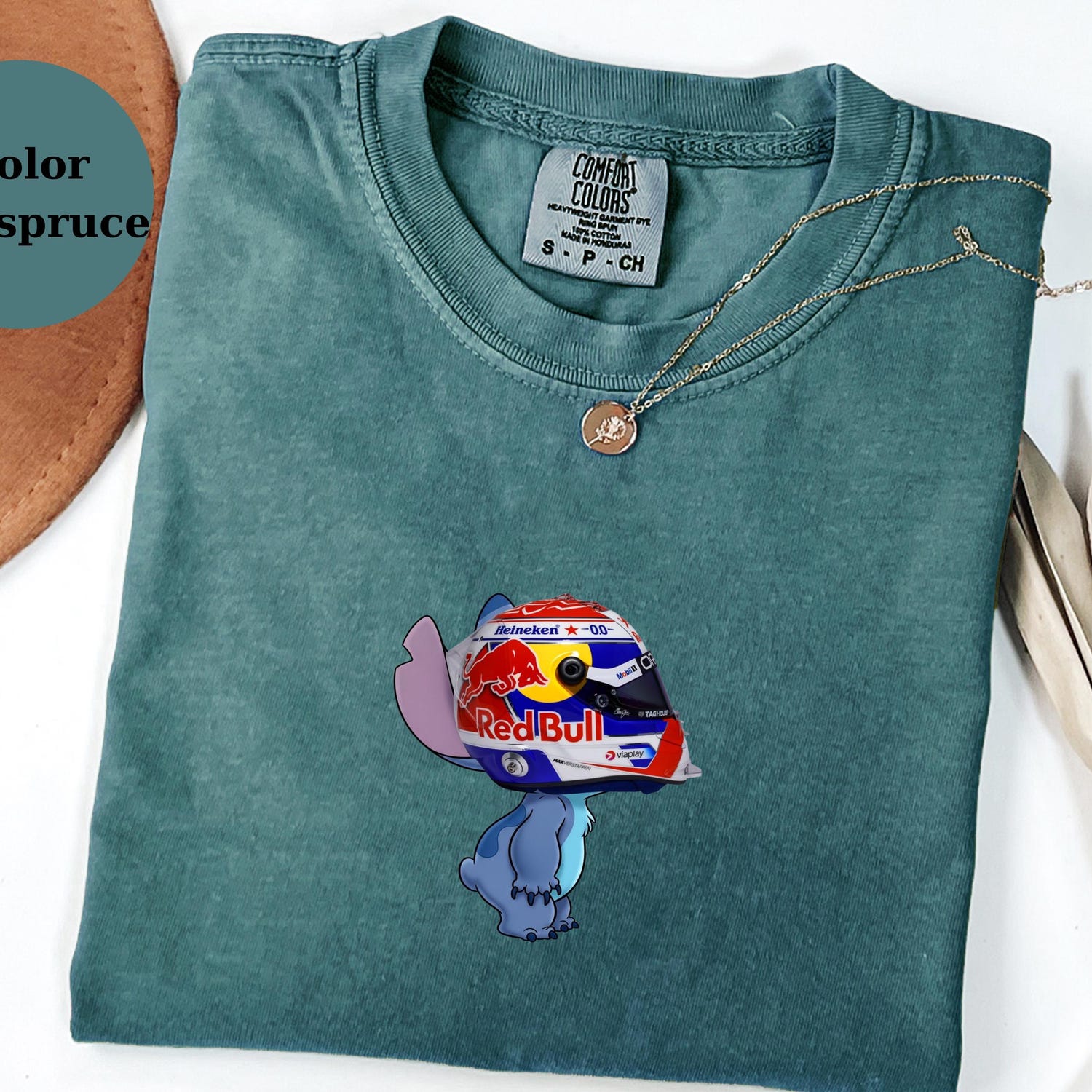 Max Verstappen Racing Helmet Stitch Shirt, Funny F1 Fan Crewneck, Cartoon Racer Top, Motorsport Gift, Comfort Colors Unisex Shirt