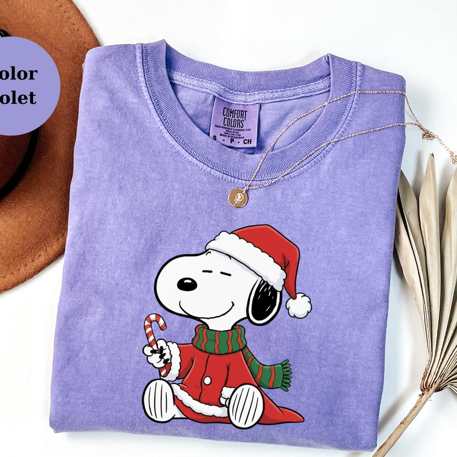 Cute Christmas Snoppy Tee � Holiday Dog Shirt, Cozy Festive Gift Top
