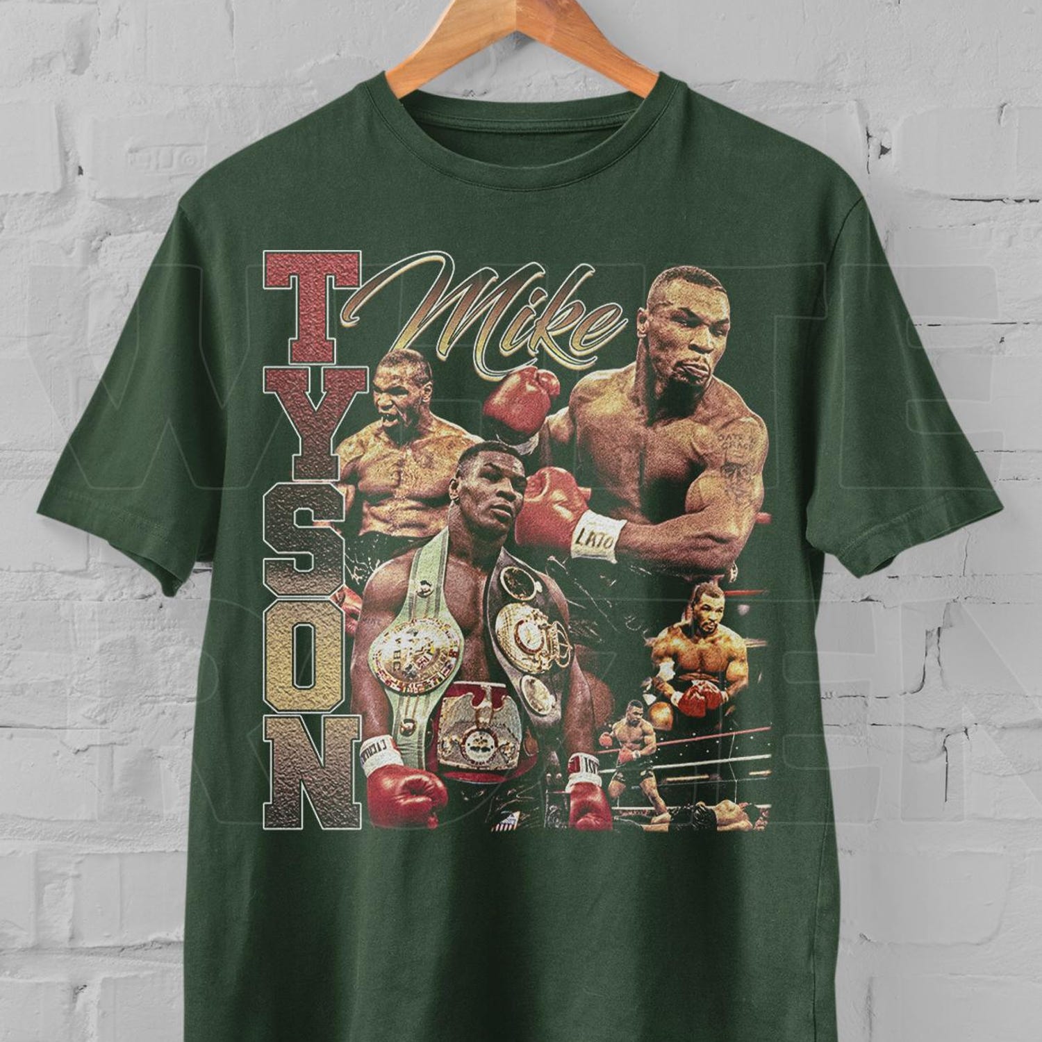 Vintage Style Mike Tyson T-Shirt: Bootleg Boxing Rap Tee'1859532004