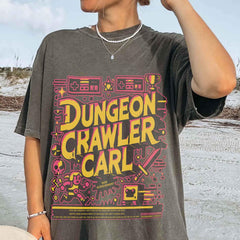 Comfort Colors New Achievement Dungeon Crawler Carl Shirt, LitRPG BookTok, Gift for Reader, Fantasy Science Fiction Book Lover Donut