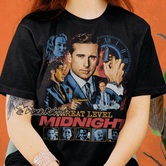 The Office Threat Level Midnight Retro Vintage Unisex Classic T-Shirt'1507161608