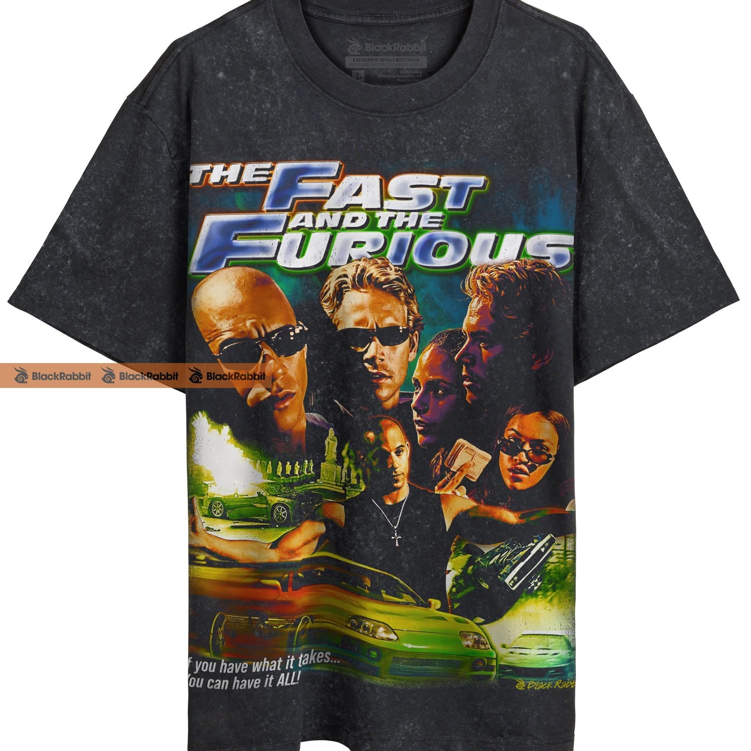 The Fast And The Furious Movie Poster Inspired Retro Unisex Classic T-Shirt'1415509258