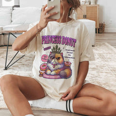 Princess Donut Comfort Colors Shirt, Dungeon Crawler Carl Shirt, Sci-Fi Book Lover Tshirt, Bookish, Dungeon crawler, New achievement