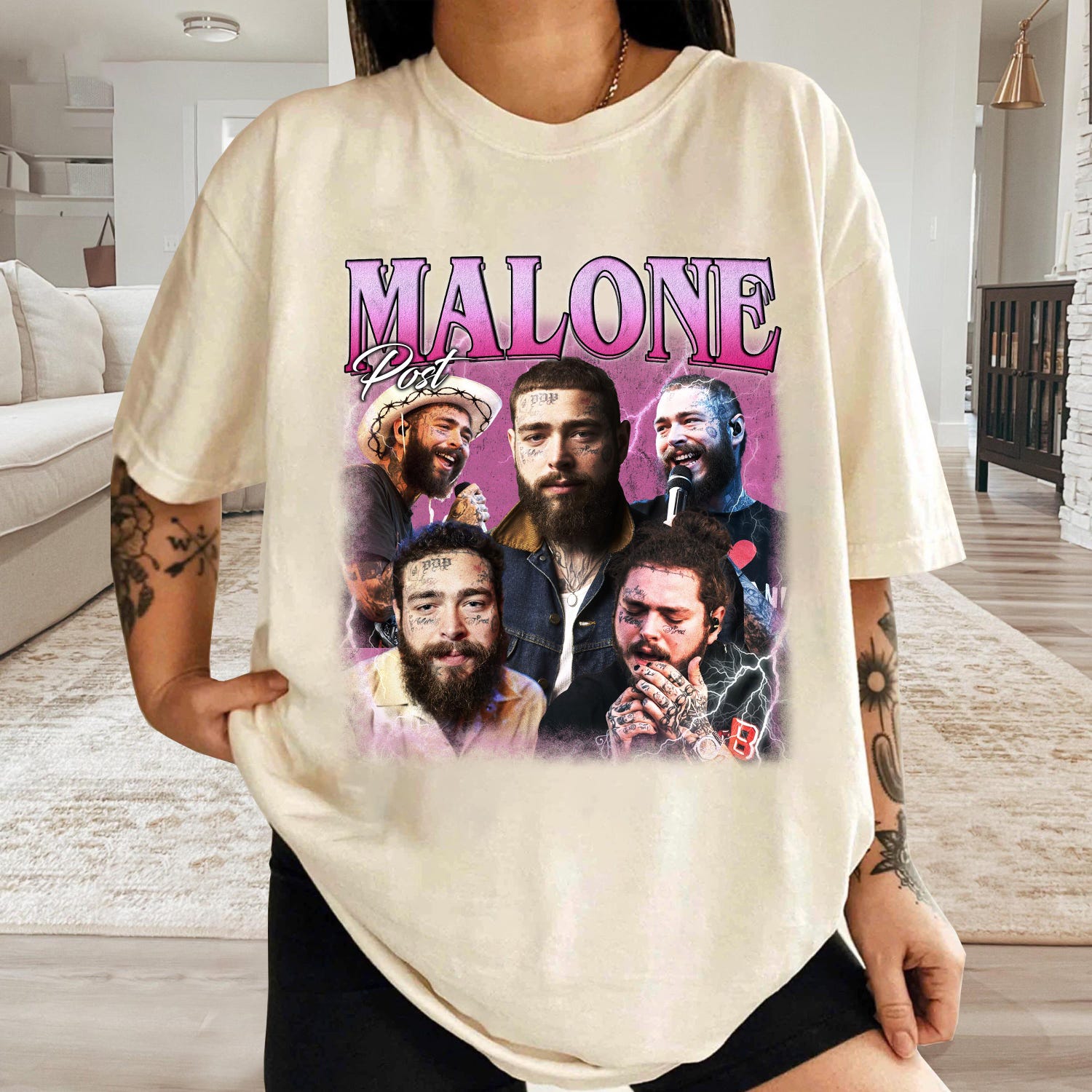 Limited Post Malone Jelly Roll Concert Tour Shirt, Posty Beautifully Broken Rapper Tee, Comfort Colors Shirt, Concert Tour Tee