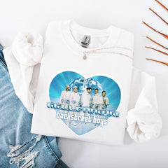Backstreet Boys Millennium Heart Sweatshirt, Into The Millennium Tour Hood?e, Retro BSB Fan Merch Gift'