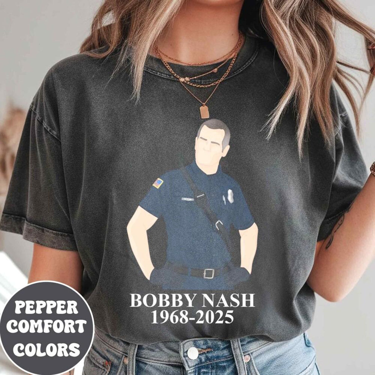Bobby Nash 1968-2025 Shirt, 911 Sweatshirt, In Loving Memory Shirt, Tv Show Shirt, Movie Lover Shirt