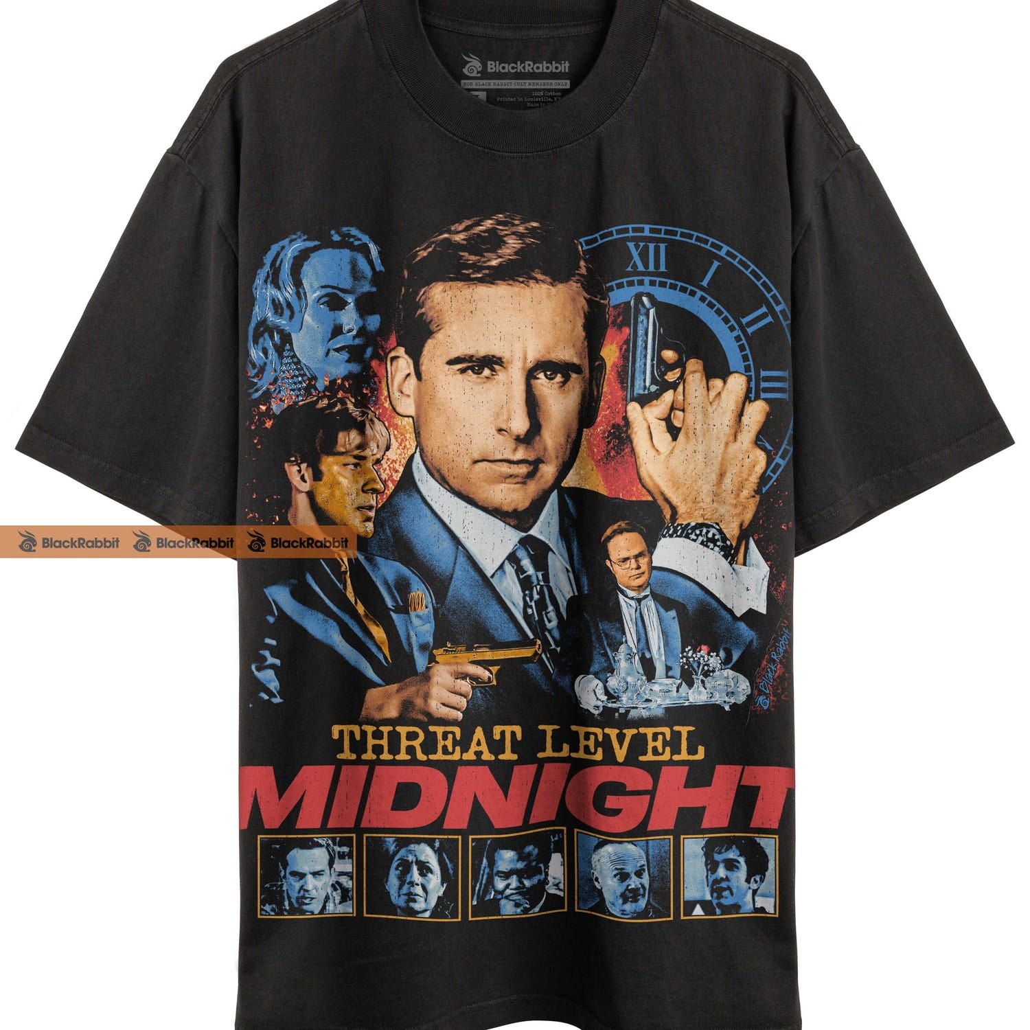 The Office Threat Level Midnight Retro Vintage Unisex Classic T-Shirt'1507161608