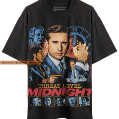 The Office Threat Level Midnight Retro Vintage Unisex Classic T-Shirt'1507161608