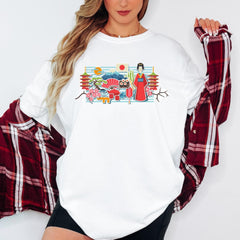 Comfort Colors� Japanese Culture T-Shirt � Geisha & Traditional Icons Graphic Tee � Unisex Travel Gift