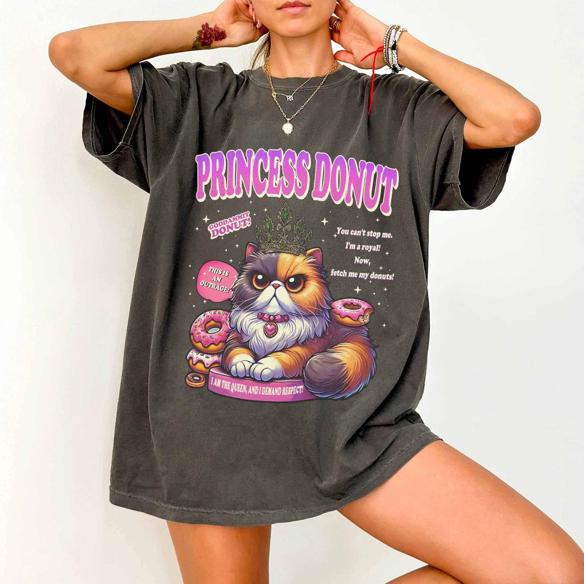 Princess Donut Comfort Colors Shirt, Dungeon Crawler Carl Shirt, Sci-Fi Book Lover Tshirt, Bookish, Dungeon crawler, New achievement