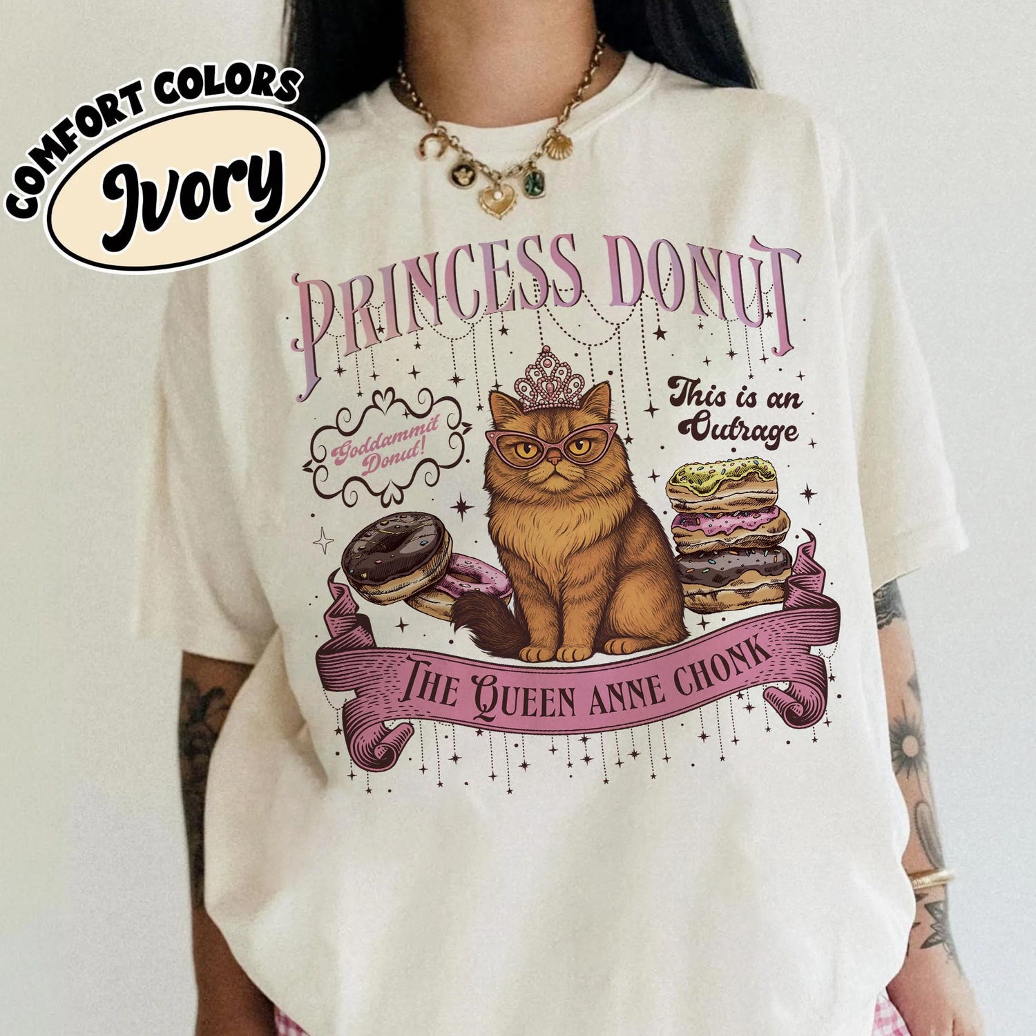 Princess Donut Shirt, New Achievement Dungeon Crawler Carl Shirt, Sci-Fi Book Lover, Bookish Shirt for Book Lovers, Fantasy Science Fiction