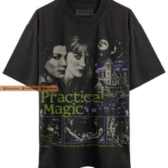 Practical Magic Falling In Love Is The Trickiest Spell Of All Retro Unisex Classic T-Shirt'4305498239