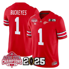 O.S Buckeyes #1 Team 2025 National Champions Patch Limited Jersey