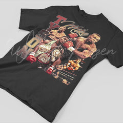 Vintage Style Mike Tyson T-Shirt: Bootleg Boxing Rap Tee'1859532004