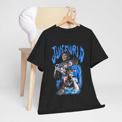 Juice WRLD Inspired Unisex Heavy Cotton Tee, Hip Hop Apparel, Music Lover Gift, Vintage Graphic Tee, Streetwear Style