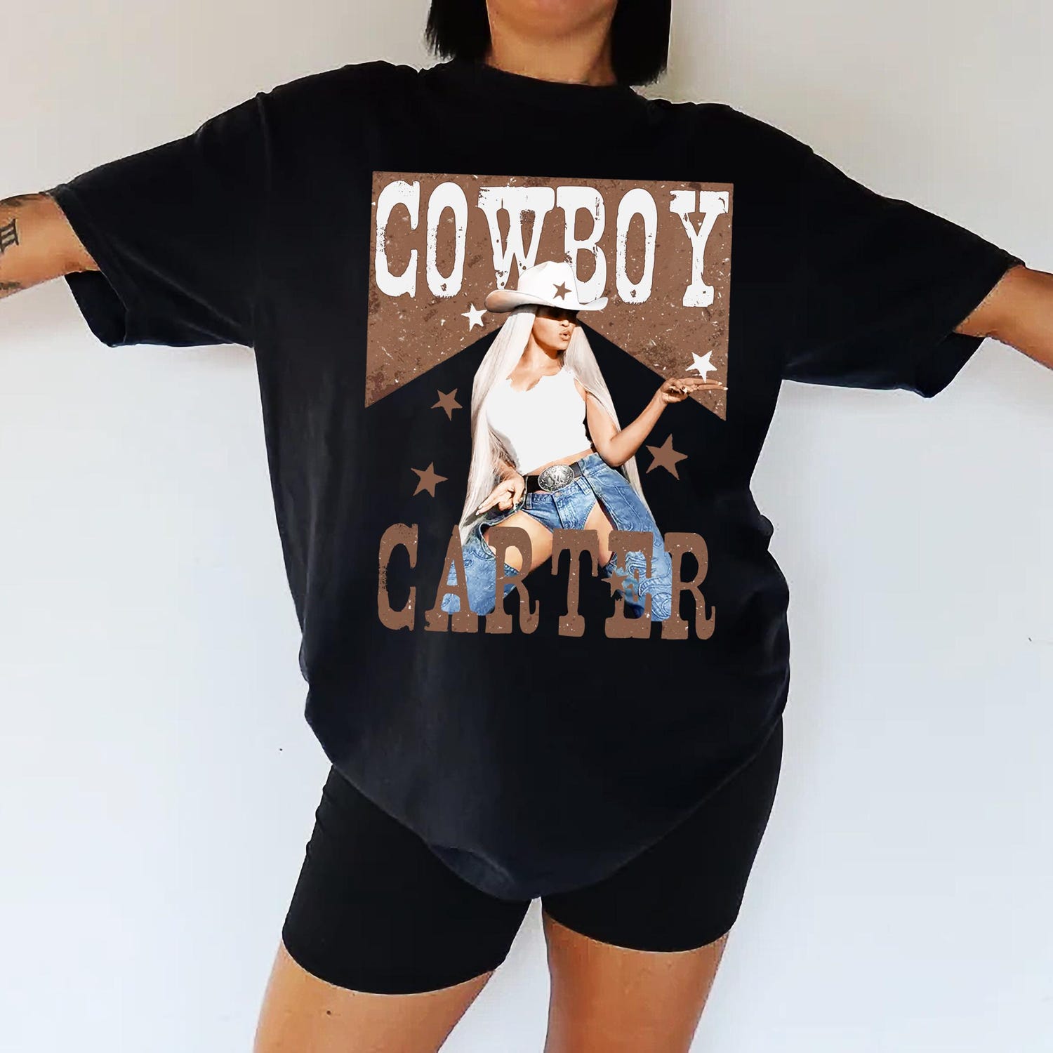 Cowboy Carter Tour Shirt Cowboy Carter Song Inspired Tee Beyhive T Shirt Concert Tour Shirt Merch Apparel Crewneck Sweatshirt Pullover Hoody