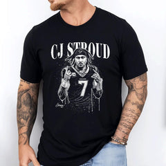 CJ Stroud T-Shirt, CJ Stroud Vintage Shirt, American Football Gift For Women and Man Unisex Shirt'4417426215