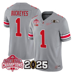 O.S Buckeyes #1 Team 2025 National Champions Patch Limited Jersey