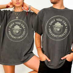 Only You Can Prevent Fascism Shirt, National Park Bear, Anti Trump Tee, Fuck Trump Progressive Liberal Funny Political Gift