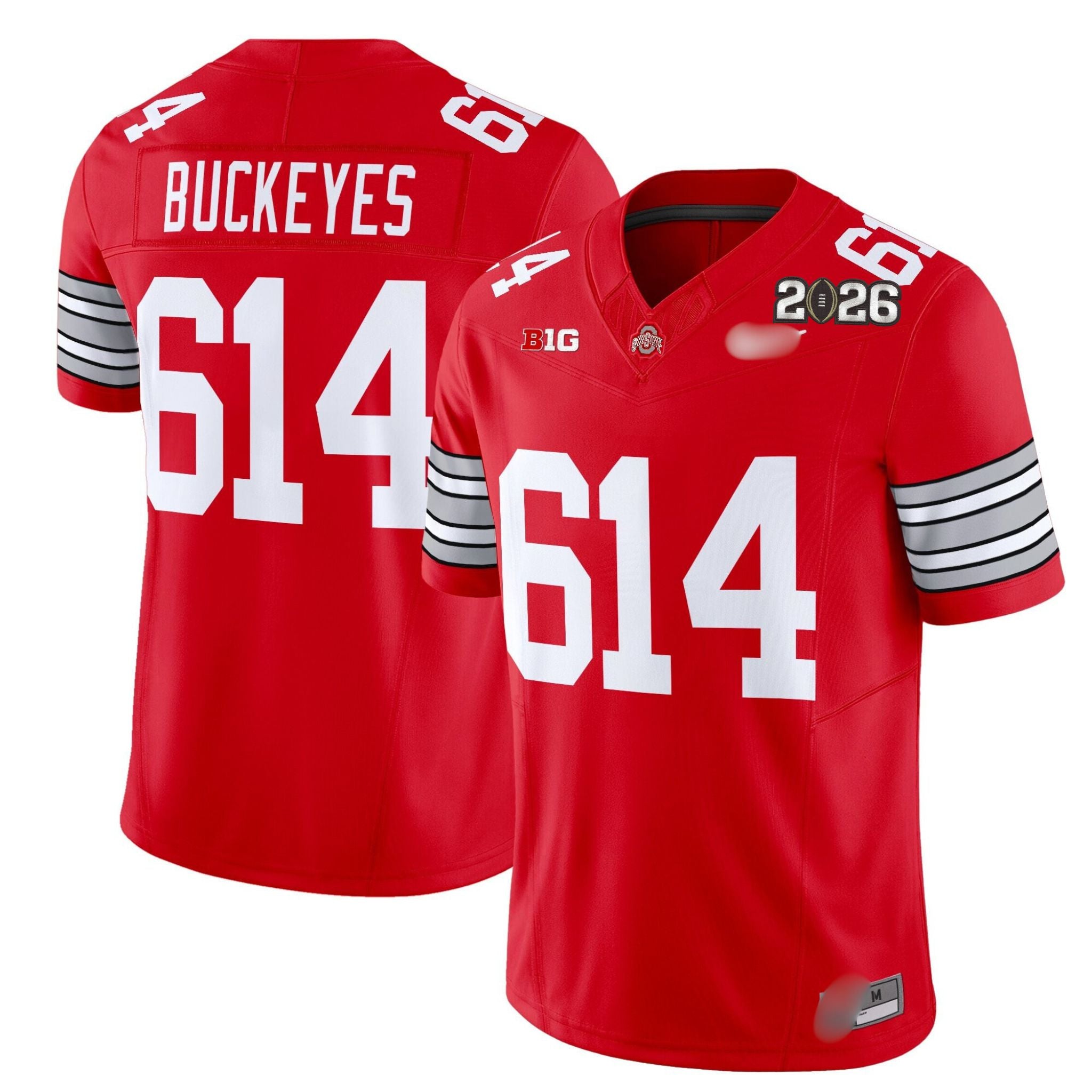 O.S Buckeyes #614 ‘Heritage Stripe’ 2026 Fan Jersey