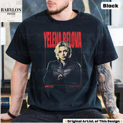 Vintage Yelena Belova T Shirt Thunderbolts Marvel MCU Movie Shirt Disney Sweatshirt Florence Pugh Shirt Gift Black Widow T Shirt Marvel Tee