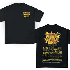 Comfort Colors Dungeon Crawler World Tour T-Shirt, Dungeon Crawler Carl Unisex Tee, 2 Sides Print Class DM Game Tee 14425MD79