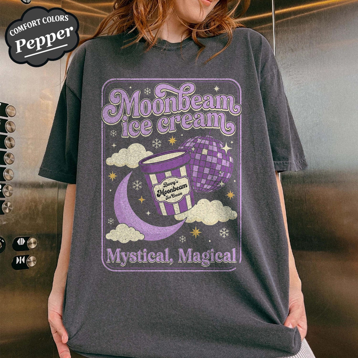Benson Boone Moonbeam Ice Cream Shirt, America Heart Tour 2025 Concert Tee, Mystical Magical Benson Boone Tee, 2025 Tour Album Shirt'4420878306