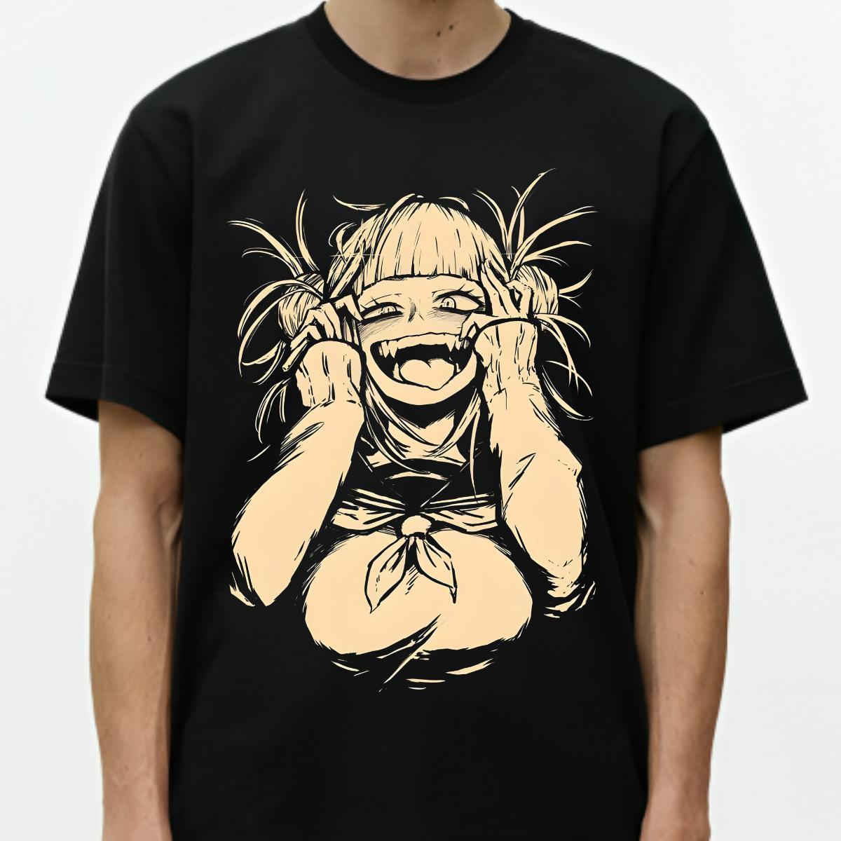 My Hero Academia T-Shirt, Yellow Himiko Toga Graphic Tee, Anime & Manga Gifts Sweatshirt, Hoodie, Comfort Colors