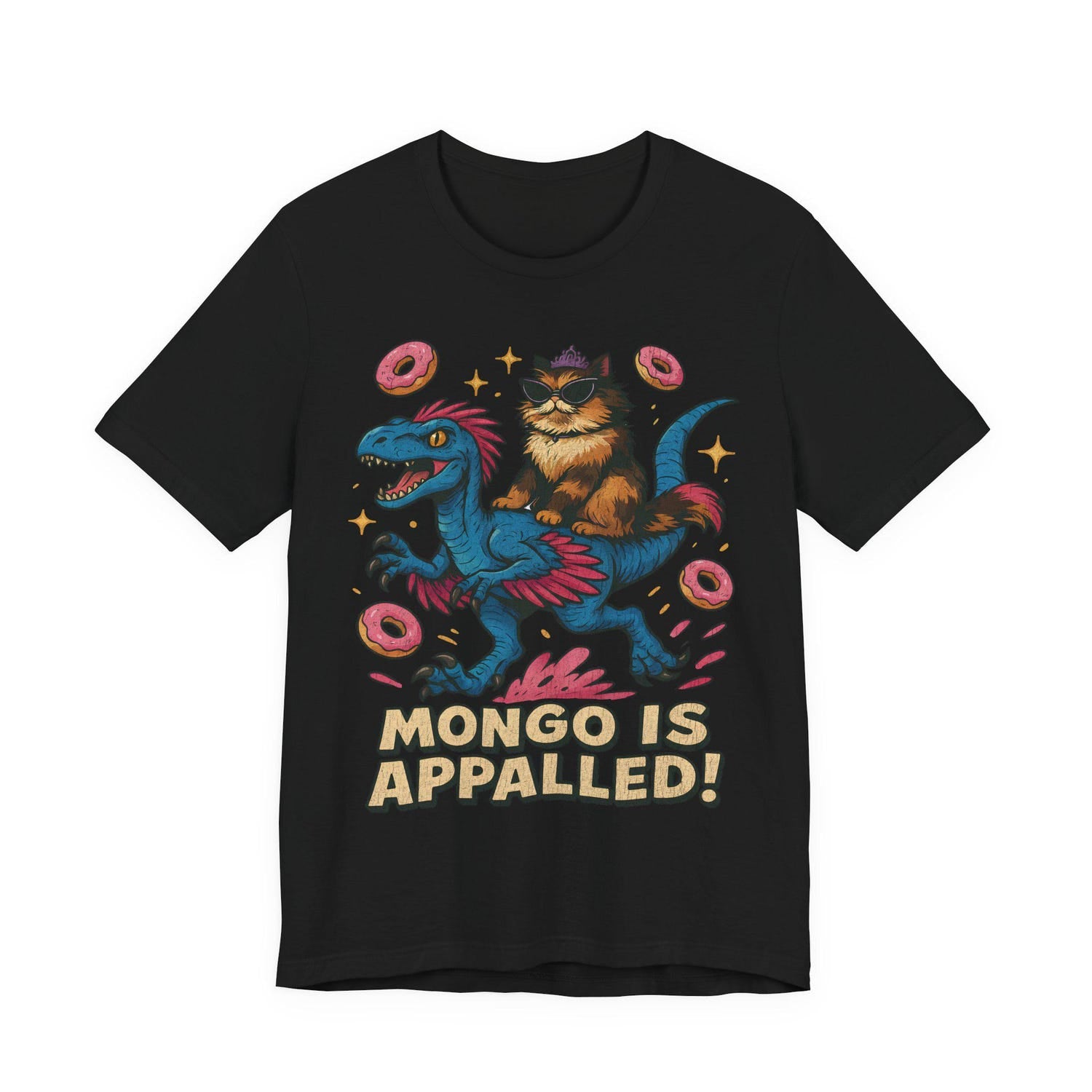Dungeon Crawler Carl Princess Donut and Mongo T-Shirt | Fantasy Cat Donut Tee'4423518942