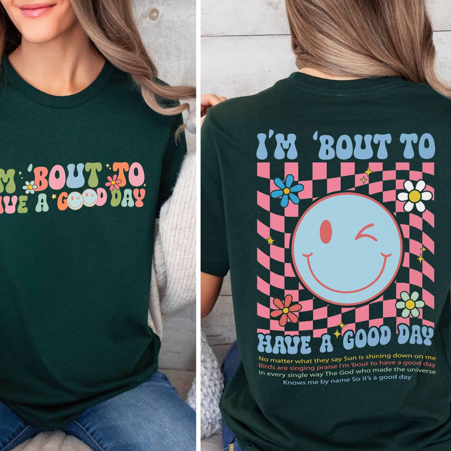 I�m Bout to Have a Good Day Christian Shirt,Motivational Faith Shirt, God Is Good T-shirt, Religious Gospel Tee, Inspirational Bible T-Shirt'4323515678