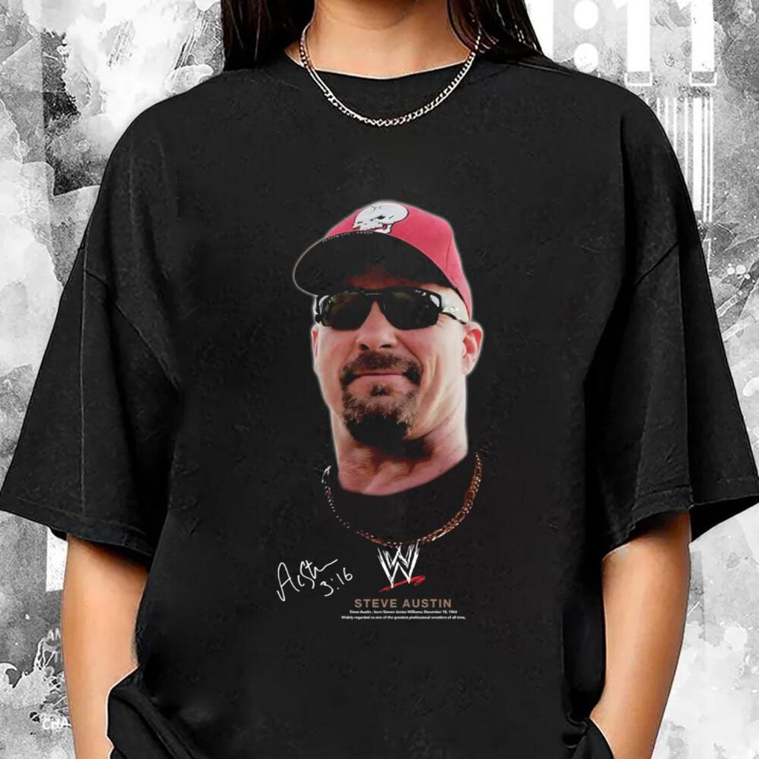 Vintage 90s Style Stone Cold Shirt,Retro Stone Cold Bootleg Tee, Vintage WWF T-shirt, Unisex Tee