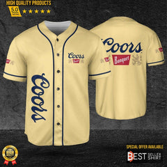 Coors Banquet Baseball Jersey Shirt Beer Logos Coors Banquet Gift - Best Seller Shirts Design In Usa - Shirt King