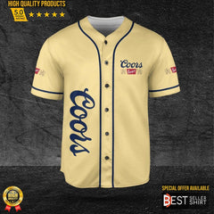 Coors Banquet Baseball Jersey Shirt Beer Logos Coors Banquet Gift - Best Seller Shirts Design In Usa - Shirt King