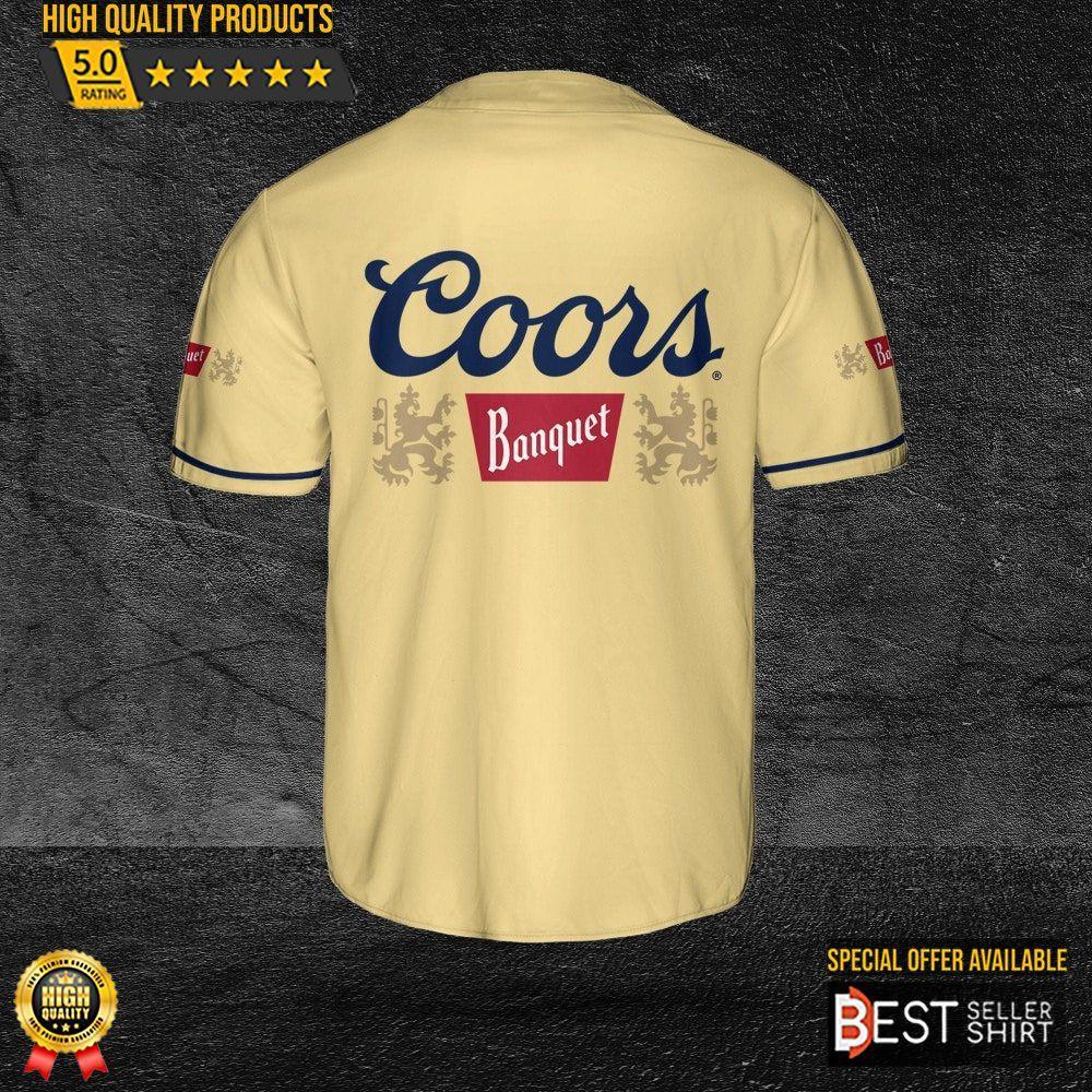 Coors Banquet Beer Logos Baseball Jersey Shirt Coors Banquet Gift - Best Seller Shirts Design In Usa - Shirt King