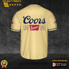 Coors Banquet Beer Logos Baseball Jersey Shirt Coors Banquet Gift - Best Seller Shirts Design In Usa - Shirt King
