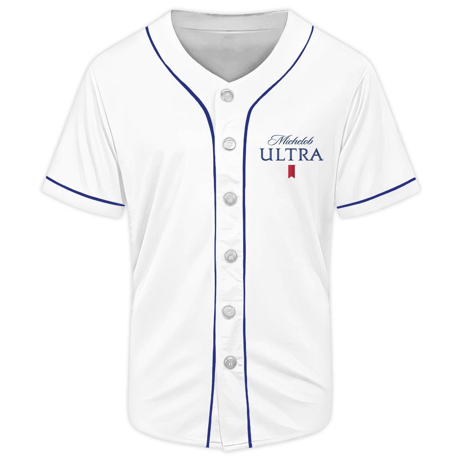 Michelob Ultra Golf Cart Baseball Jersey - Shirt King