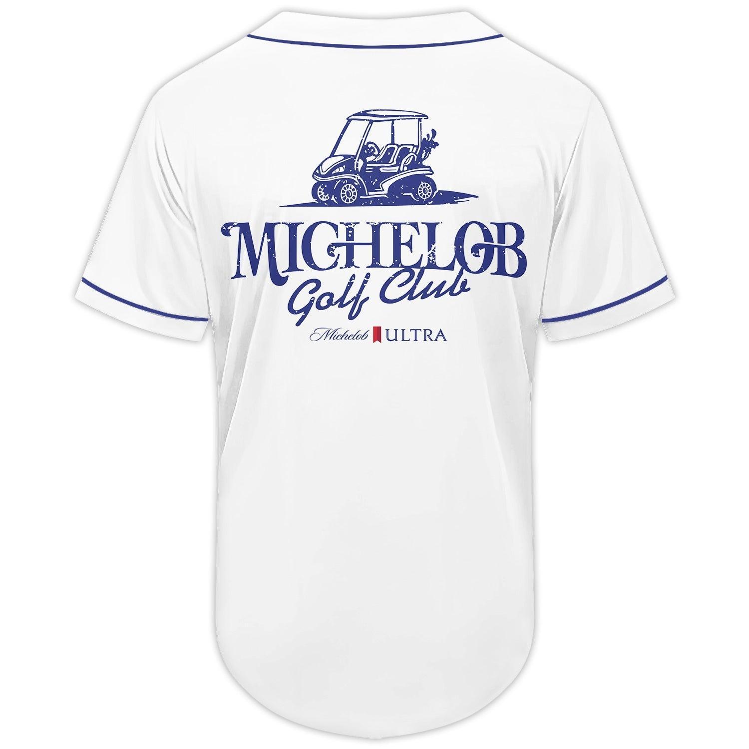 Michelob Ultra Golf Cart Baseball Jersey - Shirt King
