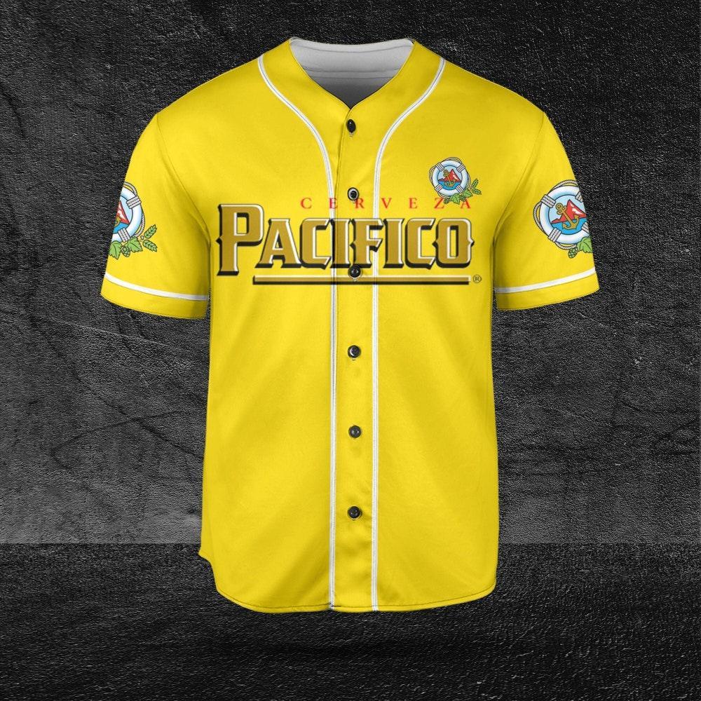 Pacifico Beer Logos Life Baseball Jersey Shirt Beer Brands Pacifico Gift - Best Seller Shirts Design In Usa - Shirt King
