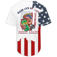 Sierra Nevada Donald Trump Independence Day Baseball Jersey - Shirt King