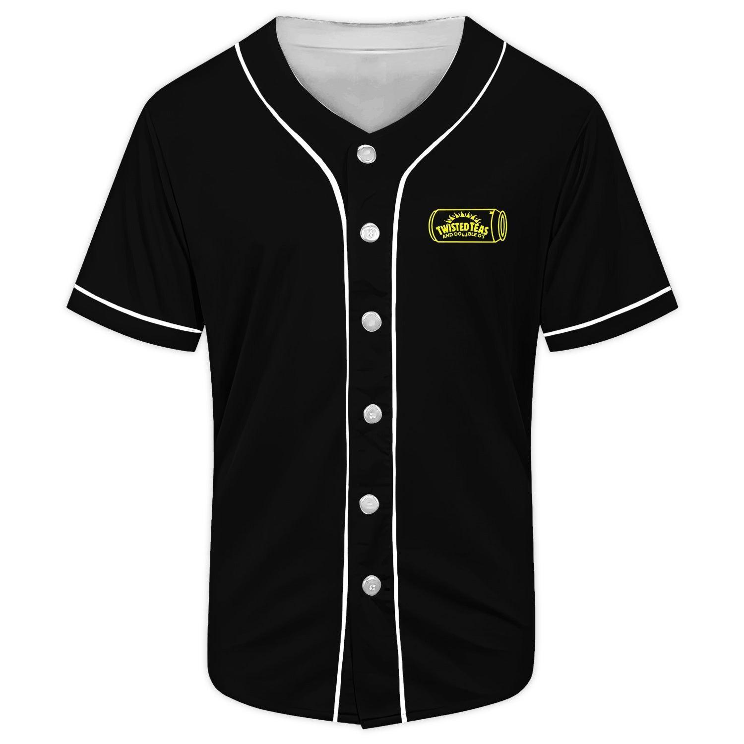 Twisted Tea And Doble D'S Baseball Jersey - Shirt King