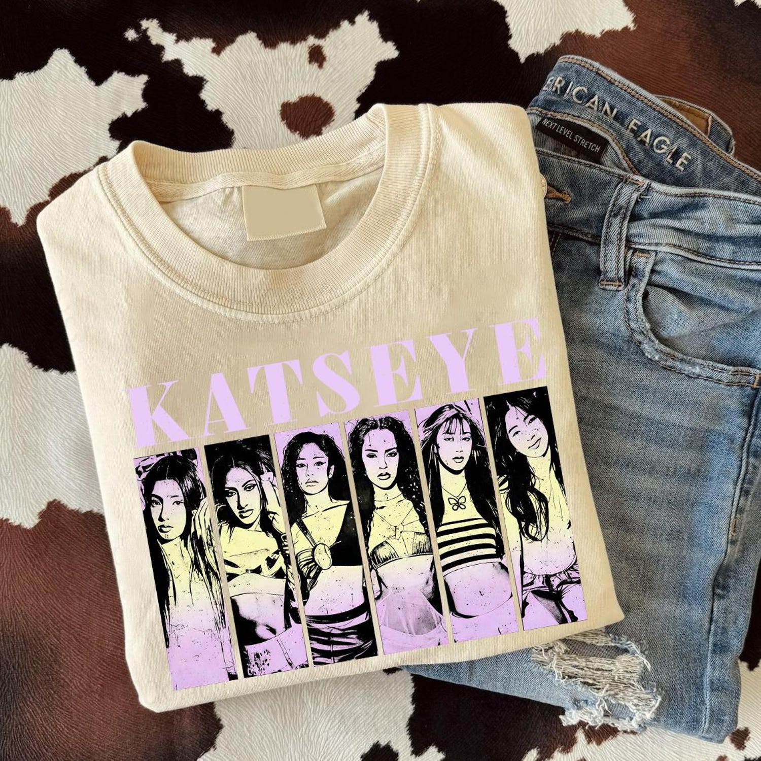 Vintage Katseye Music T Shirt, Katseye Kpop Graphics Shirt, Katseye Beautiful Chaos Shirt, Hoodie And Sweatshirt'4413290616
