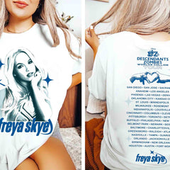 Freya Skye T-shirt, Descendants Zombies Worlds Collide Tour, The Rise Of Red Tee, Descendants Concert, Summer Music Festival 2025'4332115411